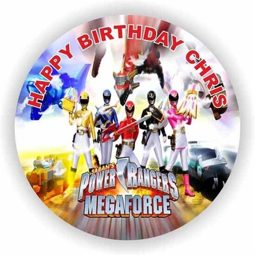 Birthday power rangers mega - power,