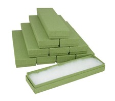 Green linen cardboard - cardboard, box