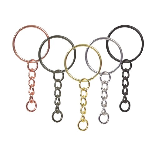 100 25mm split ring - split,