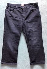 M&S Per Una Denim Pedal Pusher 3/4 Length Trousers UK 16