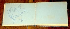 MARC BOLAN DONNY OSMOND DAVID ESSEX SIGNED AUTOGRAPH BOOK UACC RACC DEALER