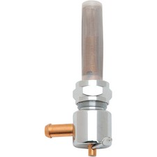 Round Chrome High Flow Petcock