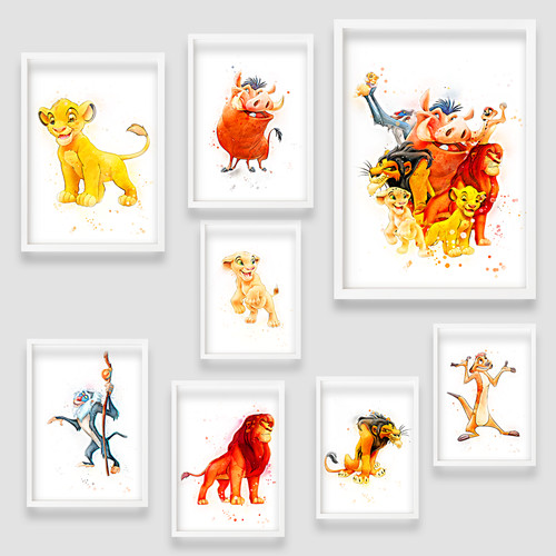 Lion king disney cartoon wall - ,