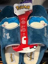 Pokemon Snorlax Cosy Slippers Sizes UK 6-13