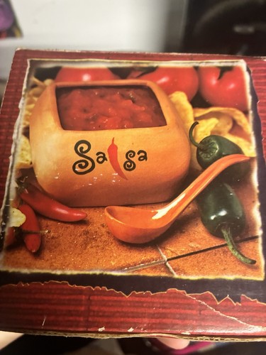 Terra cotta salsa bowl - cotta,