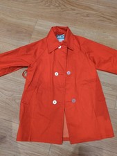 Telsalda Empire Regs Made Size 22 Red Kids Rain Coat Without Belt