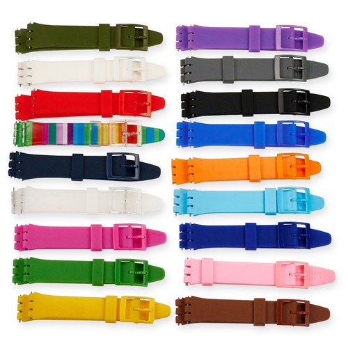 17mm silicone rubber swatch - 17mm,