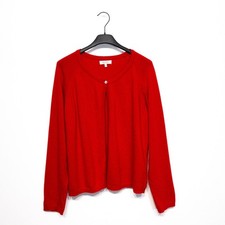 Bartolini Vintage Red Made In Italy Merino Wool Cashmere Mix Cardigan - Size XL