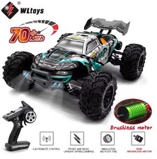 RC Car LED Remote Control Cars High Speed 4X4 Truck 1:16 70KM/H or 50KM/H 4WD