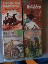 4 Monica Edwards Series Rare Books hardback in covers