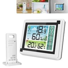 Digital LCD Display Indoor & Outdoor Weather Station Thermometer Wireless