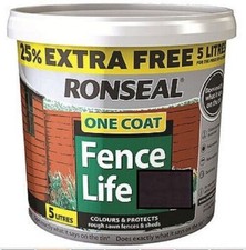 Ronseal 5L One Coat Life Quick