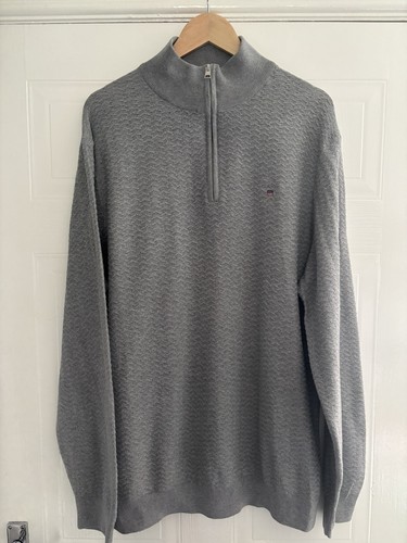 Gant mens grey zip - gant, 1/4