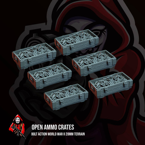 Open ammo crates - crates, action