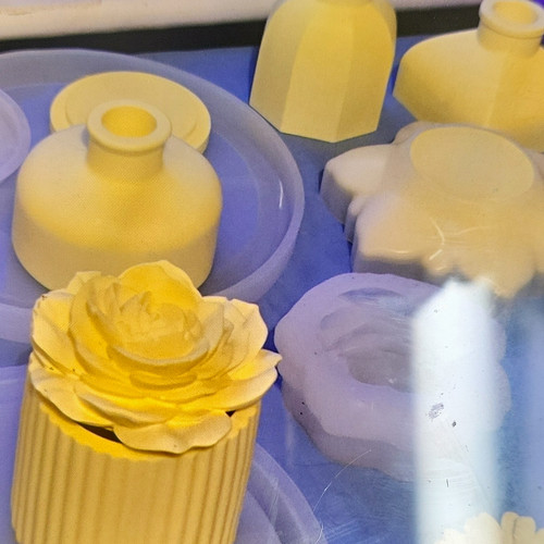 Silicone pillar candle mould - pillar,