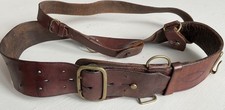 Vintage British Army Officers Sam Browne Belt (32” - 37”) with Shoulder Strap