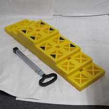 Motorhome Caravan Levelling Ramp Blocks 10pc (Handle Camper Level Up Jack Pads)
