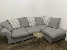 DFS GREY FABRIC CORNER SOFA