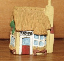 Hand Painted Pewter Thimble - Bakery Shop - Free Postage In UK