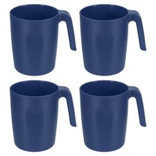 Set of 4 Plastic Coffee Mugs
