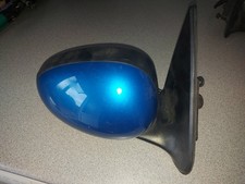 MG ZS/ROVER 45 DRIVERS SIDE ELECTRIC DOOR MIRROR blue