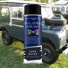 LAND ROVER RAF BLUE GREY COACH