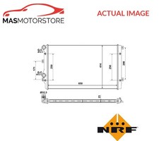ENGINE COOLING RADIATOR NRF 53406A P NEW OE REPLACEMENT