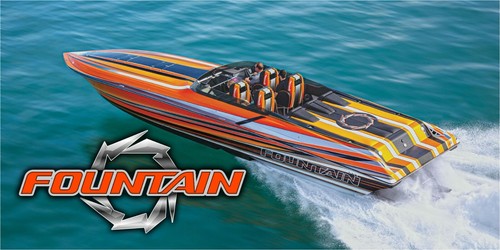 Fountain powerboat boat - powerboat,,