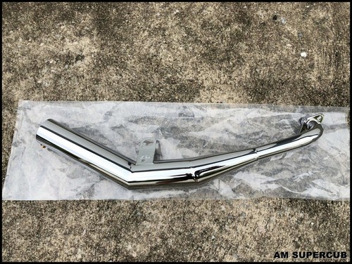 Chrome exhaust muffler - chrome, honda