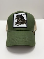 Unisex Horse Cap Green