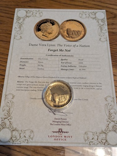 Gibraltar london mint vera - gibraltar,