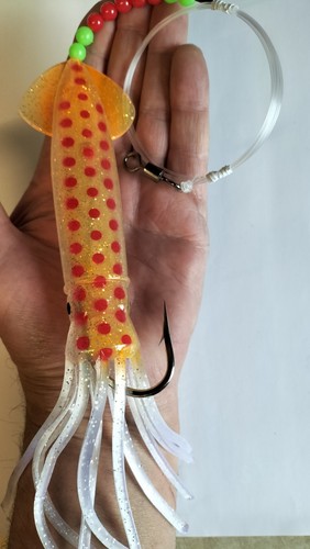 20cm sea fishing squid - , boat
