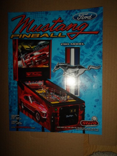 Ford mustang pinball machine - ford,