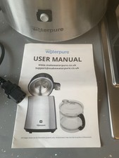 Water Pure 4 Litre Stainless Steel Water Distiller with Glass Jug RRP 130