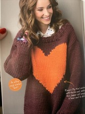 Knitting Pattern Ladies Heart