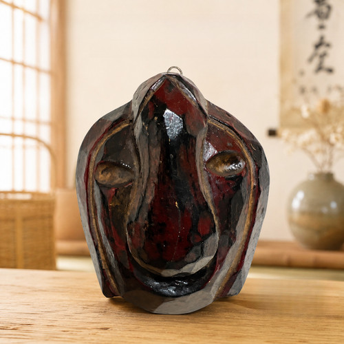 Japanese dosojin mask - japanese,