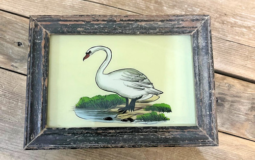 Indian swan vintage reverse - swan,