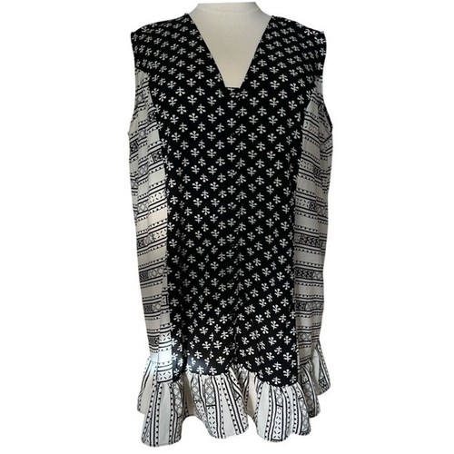 Asos black white printed - black,