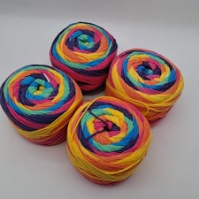 Yarn Outlet Variegated Aran Knitting/ Crochet Yarn 900g Total Weight-102