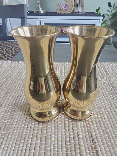 Brass flower vases metal - 2,