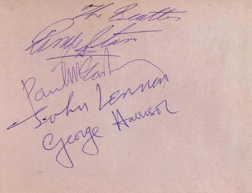 The beatles signed - the,
