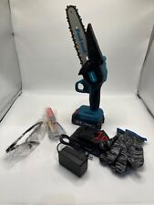 Mini Chainsaw 6 Inch Powerful Cordless 2 Large Capacity Battery Light Weight Pro