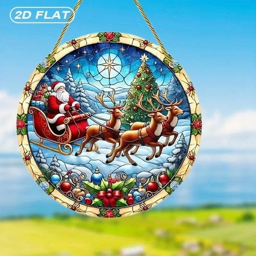 Christmas suncatcher acrylic - suncatcher,
