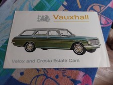 Vauxhall PB Cresta & Velox Estate Car Sales Brochure 1964 VGC FREE POST Leaflet