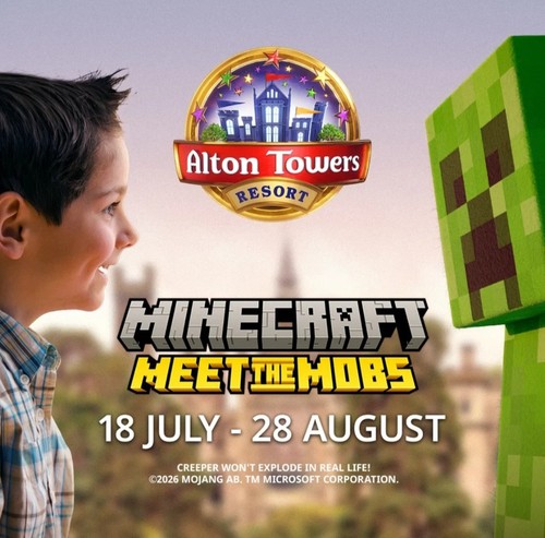 Minecraft alton towers cape - minecraft,