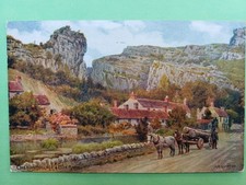 POST CARD SALMON AR QUINTON 1591 CHEDDAR VILLAGE & LION ROCK. UPDATED VERSION