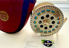 Hardy Angel  9/10 Salmon Fly Reel with Backing Rio Spey Fly Line & Reel Case.