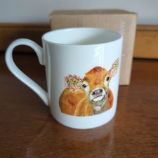 Jersey Cow Ceramic Mug By Jen Winnett Maison De Jersey La Mare Wine Estate 