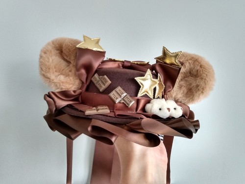 Mini brown chocolate bear - brown,