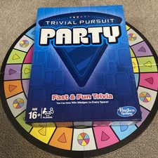 Trivial Pursuit Party Board Game Complete Family Fun Trivia Questions Christmas
